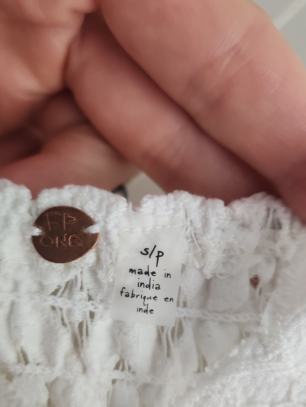 Free People Adella White Lace-Detail Maxi Boho Bridal Beach Dress Size Small - Picture 16 of 16